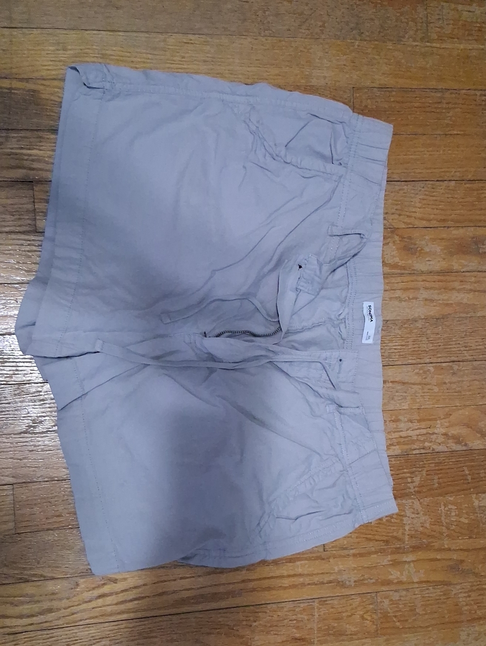 Sonoma Light Gray Women's Flat Front Shorts